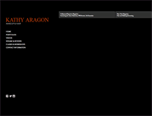 Tablet Screenshot of kathyaragon.com